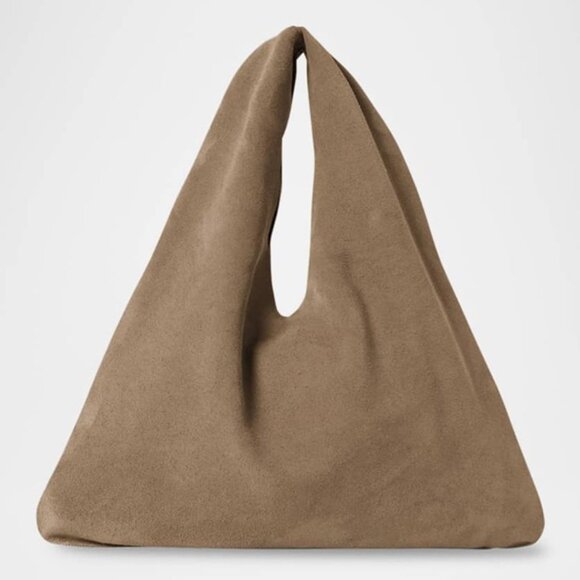 The Row Handbags - THE ROW Small Bindle Top-Handle Bag in Suede-NWT